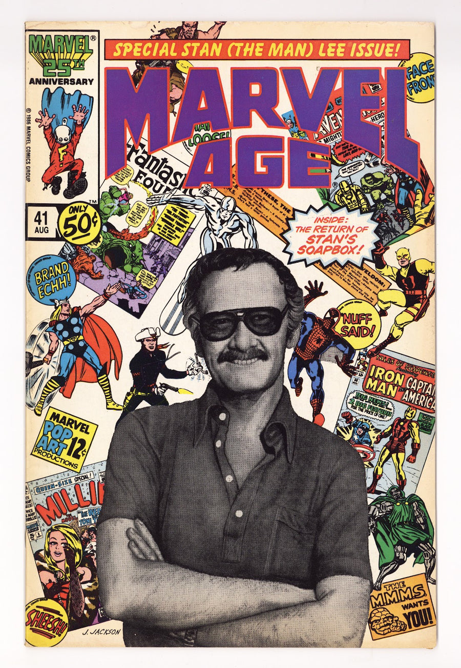 Marvel Age Vol 1 41  Low Grade   (1986)     
