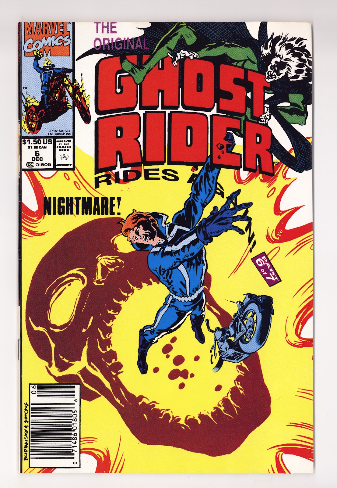 The Original Ghost Rider Rides Again 6 High Grade () Newsstand 