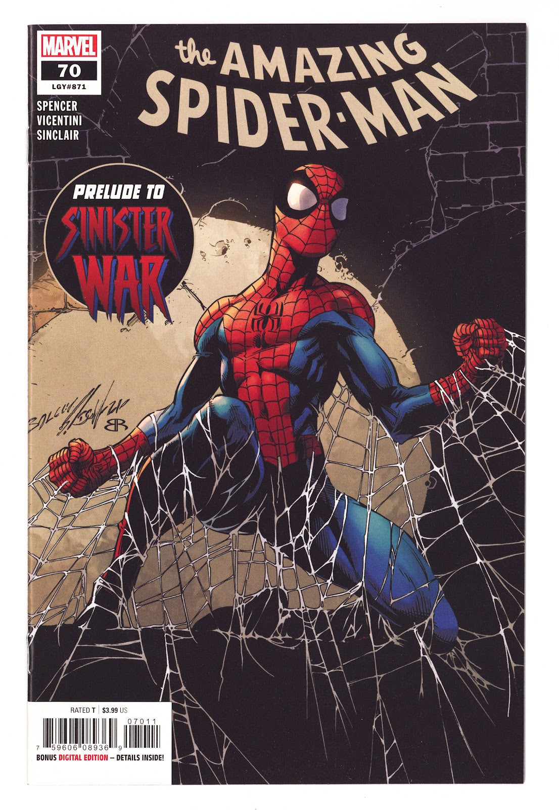 Amazing Spider-Man Vol 5 70 (871) High Grade (2021) 
