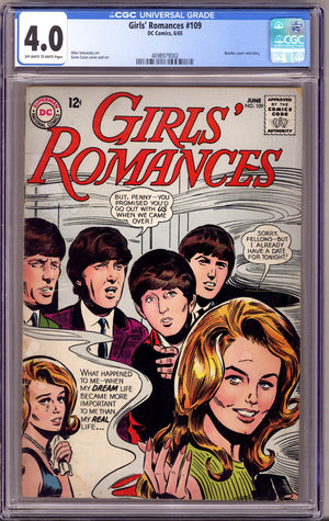 Girls' Romances 109 CGC 4.0 (VG) (1965)