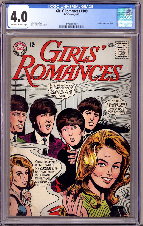 Girls' Romances 109 CGC 4.0 (VG) (1965)