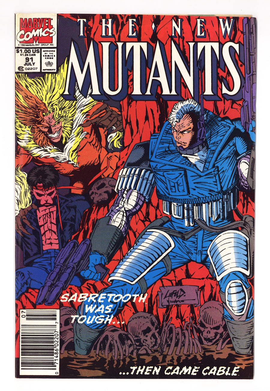 The New Mutants Vol 1 91  High Grade   (1990)   Newsstand