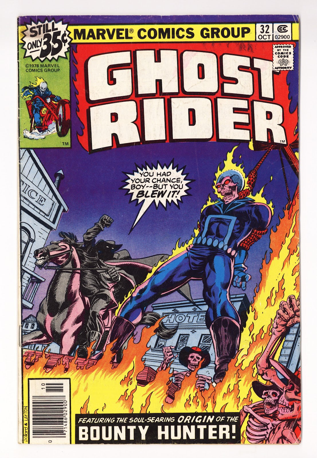 Ghost Rider Vol 1 32  Low Grade   (1978)     