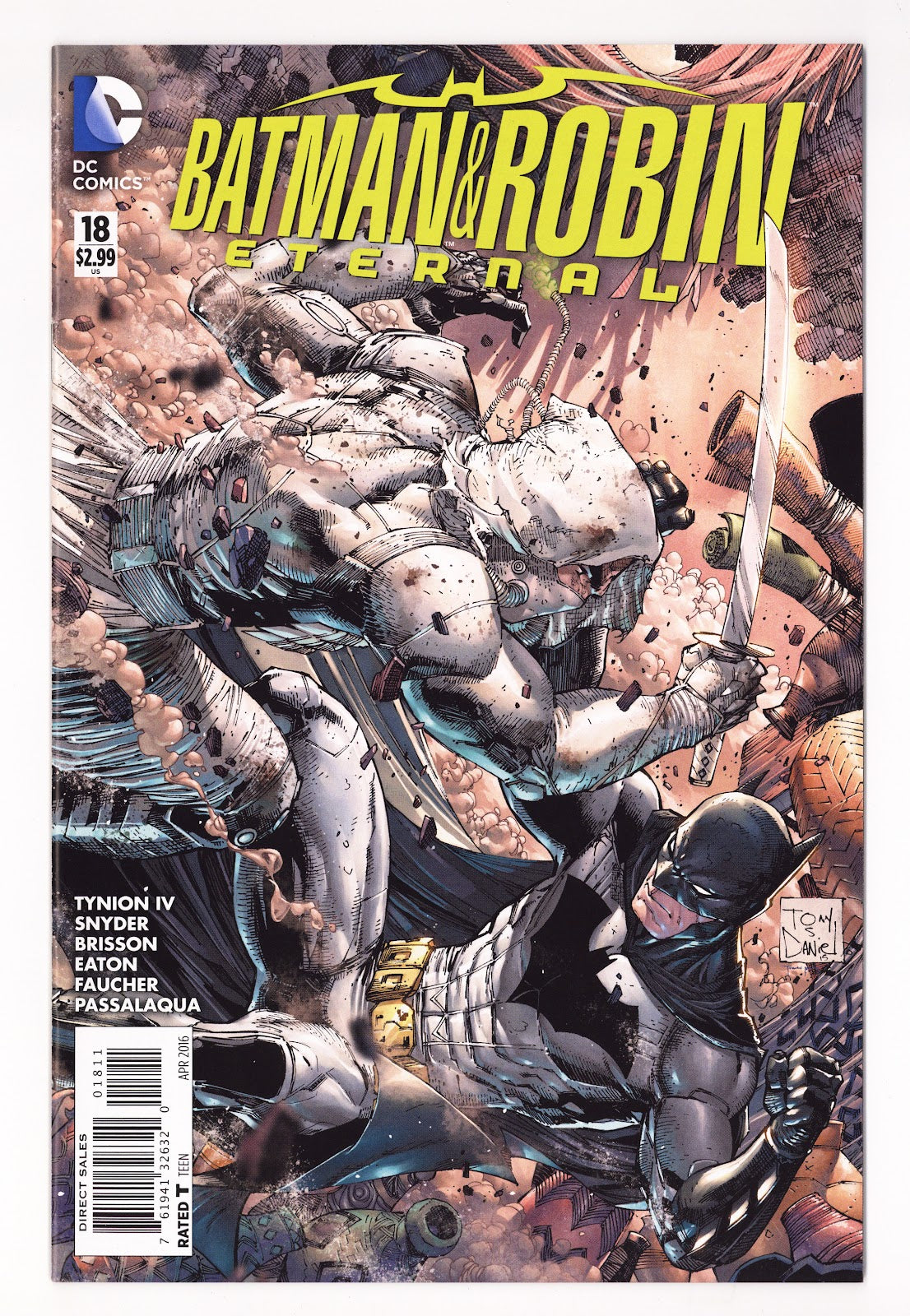 Batman and Robin Eternal 18 High Grade (2016) 