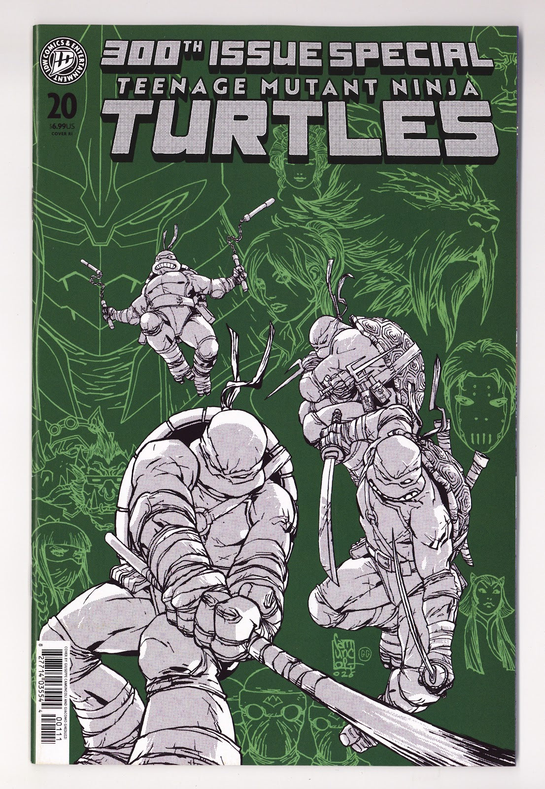 Teenage Mutant Ninja Turtles Vol 6 20 (300) Cammuncoli  Incentive NM- (9.2) NM- (9.2) (2026)