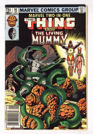 Marvel Two-in-One Vol 1 95  Very Low Grade   (1983)   Canadian Price Variant