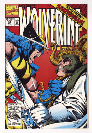 Wolverine Vol 2 54  High Grade   (1992)
