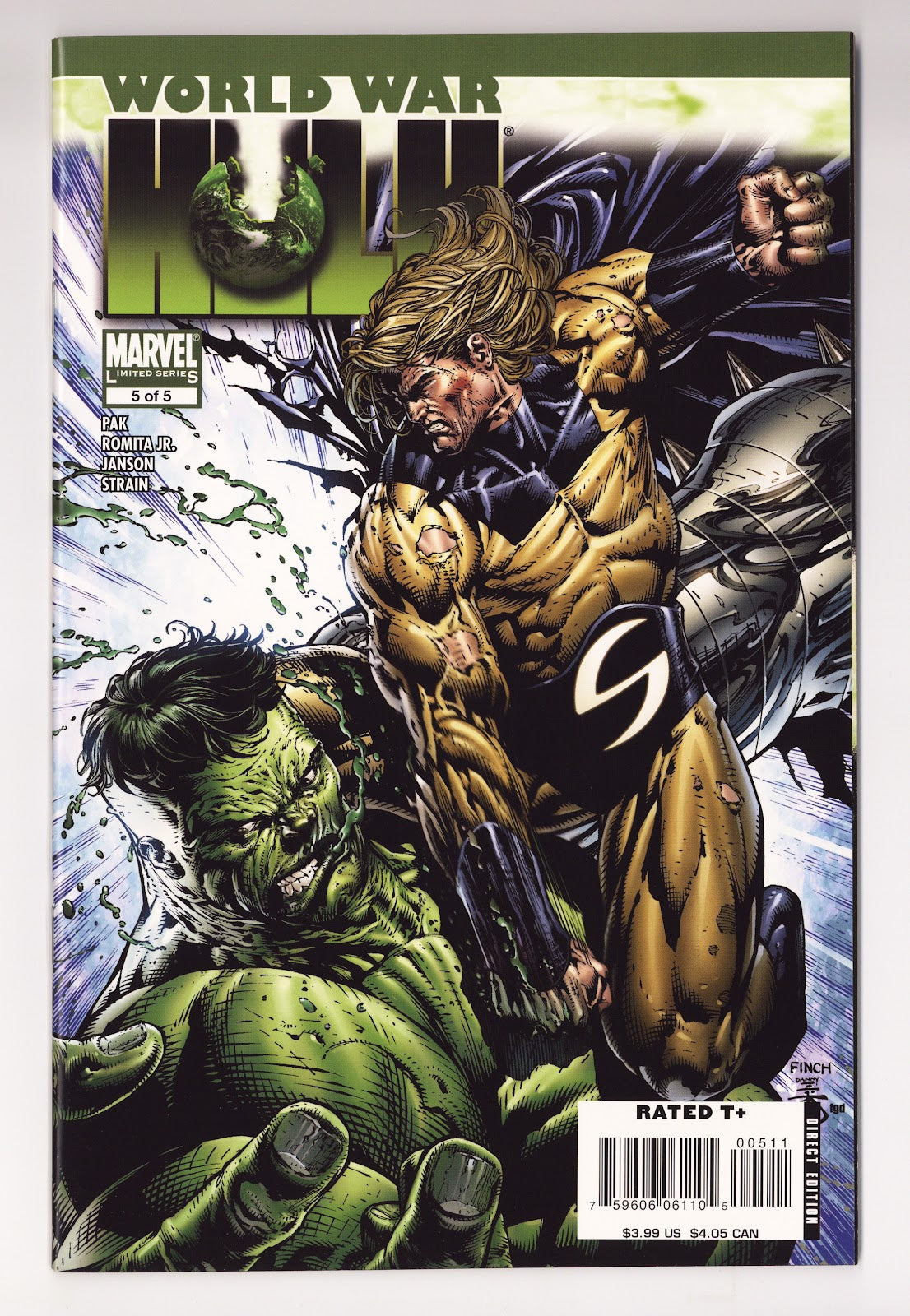 World War Hulk   5  Mid Grade   (2008)     