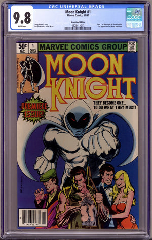 Moon Knight Vol 1 1 CGC 9.8 (NM/M) (1980) Newsstand