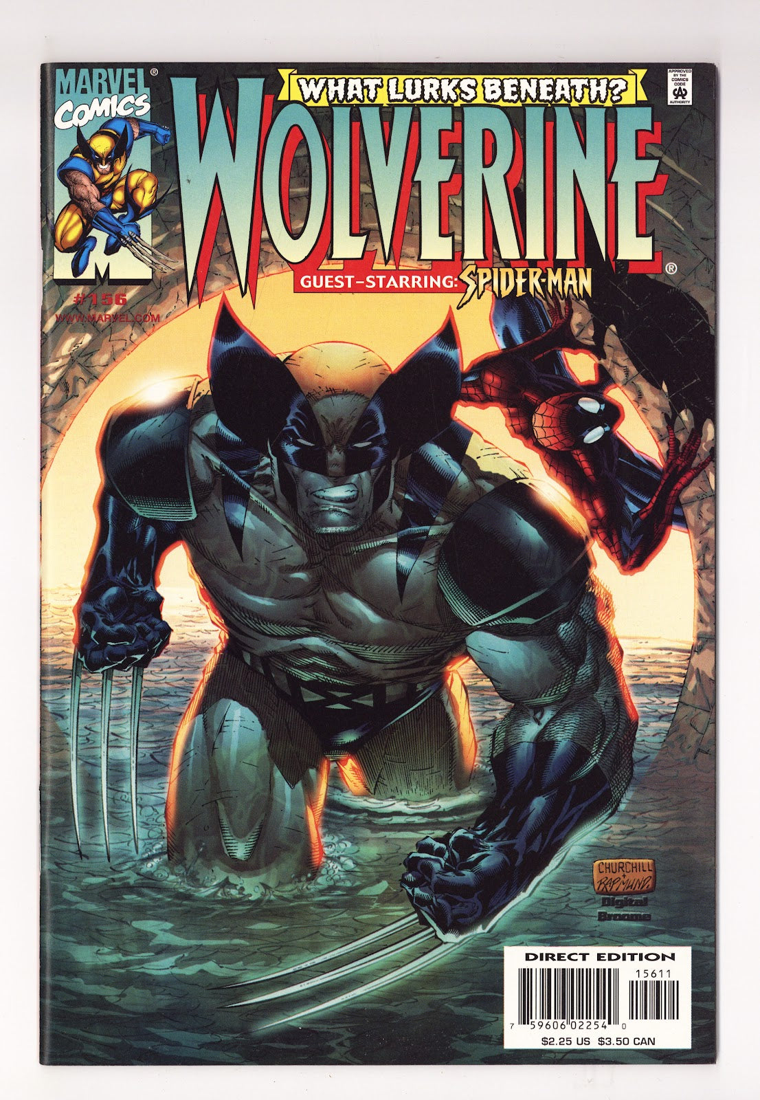 Wolverine Vol 2 156  High Grade   (2000)     