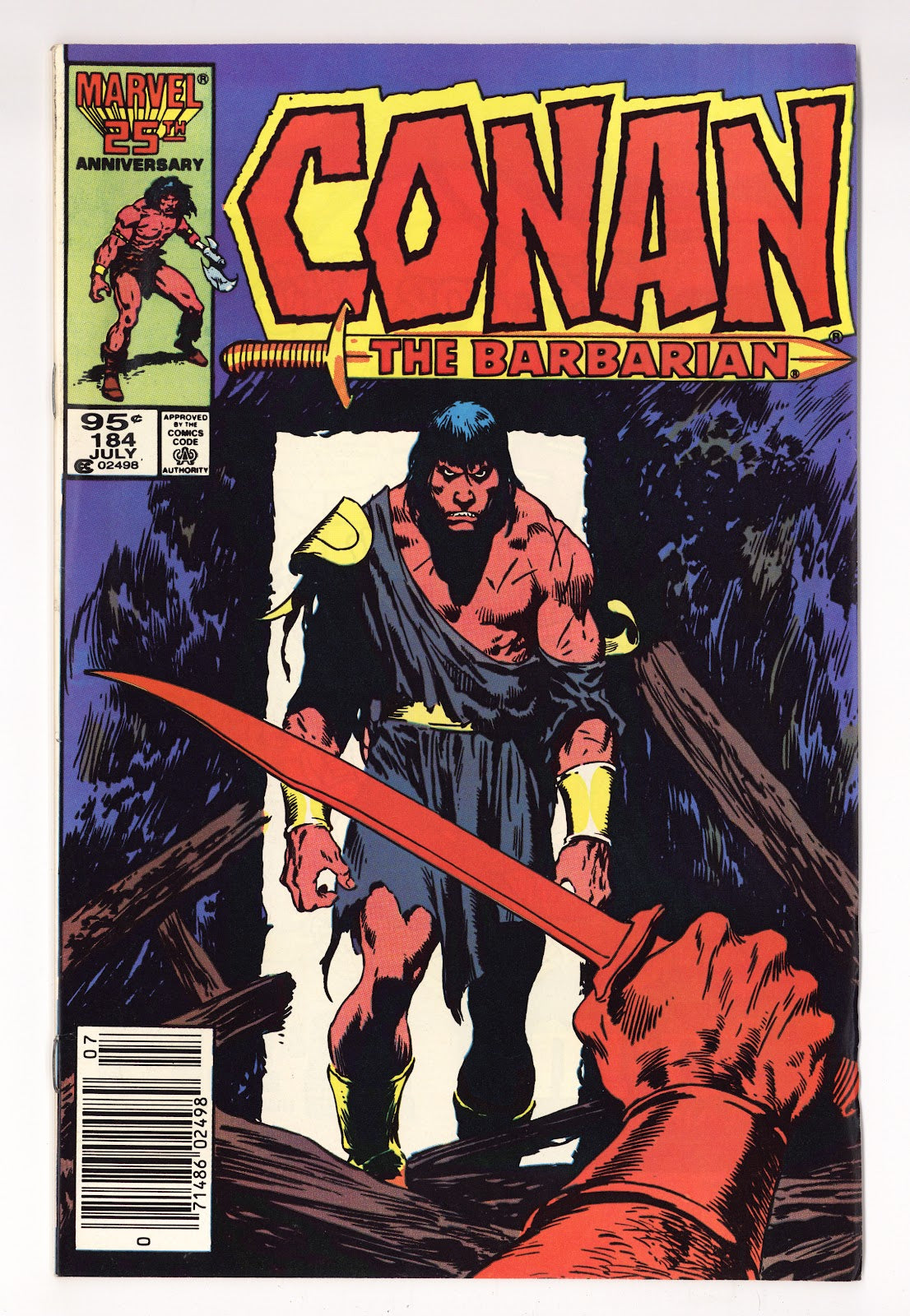 Conan the Barbarian Vol 1 184  Mid Grade   (1986)   Canadian Price Variant
