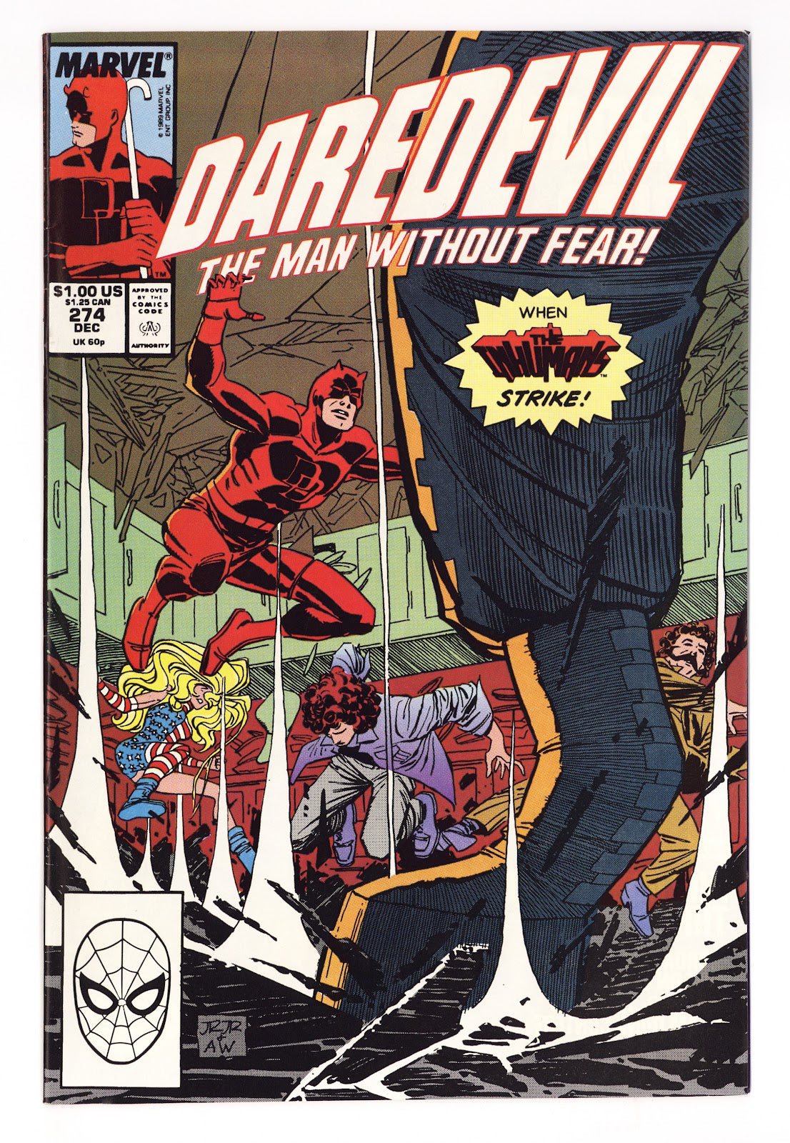 Daredevil Vol 1 274  Mid Grade   (1989)     