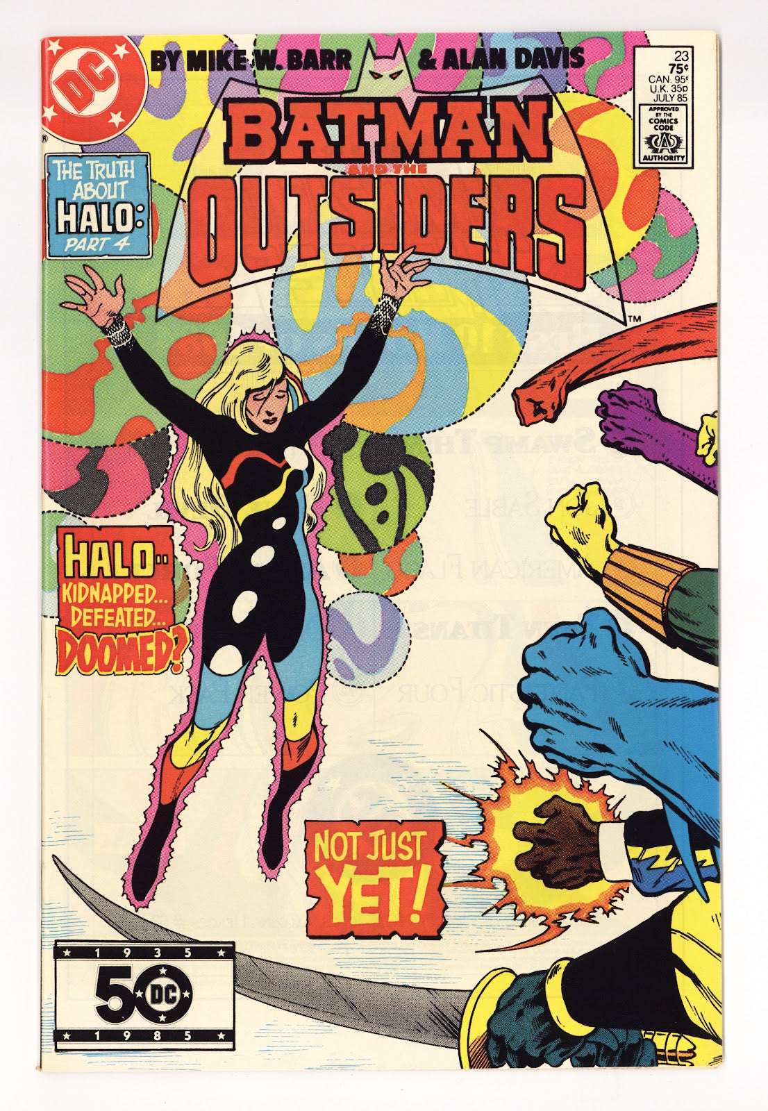 Batman and the Outsiders Vol 1 23  High Grade   (1985)   Direct  
