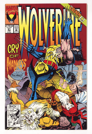 Wolverine Vol 2 51  High Grade   (1992)