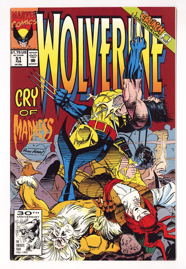 Wolverine Vol 2 51 High Grade (1992)