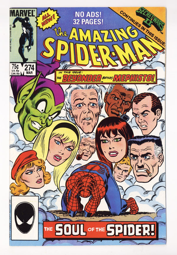The Amazing Spider-Man Vol 1 274 VF/NM (9.0) (1986)
