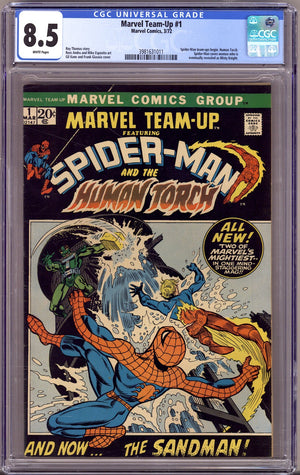 Marvel Team-Up Vol 1 1 CGC 8.5 (VF+) (1972)