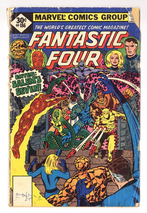 Fantastic Four Vol 1 186 Very Low Grade (1977) Whitman