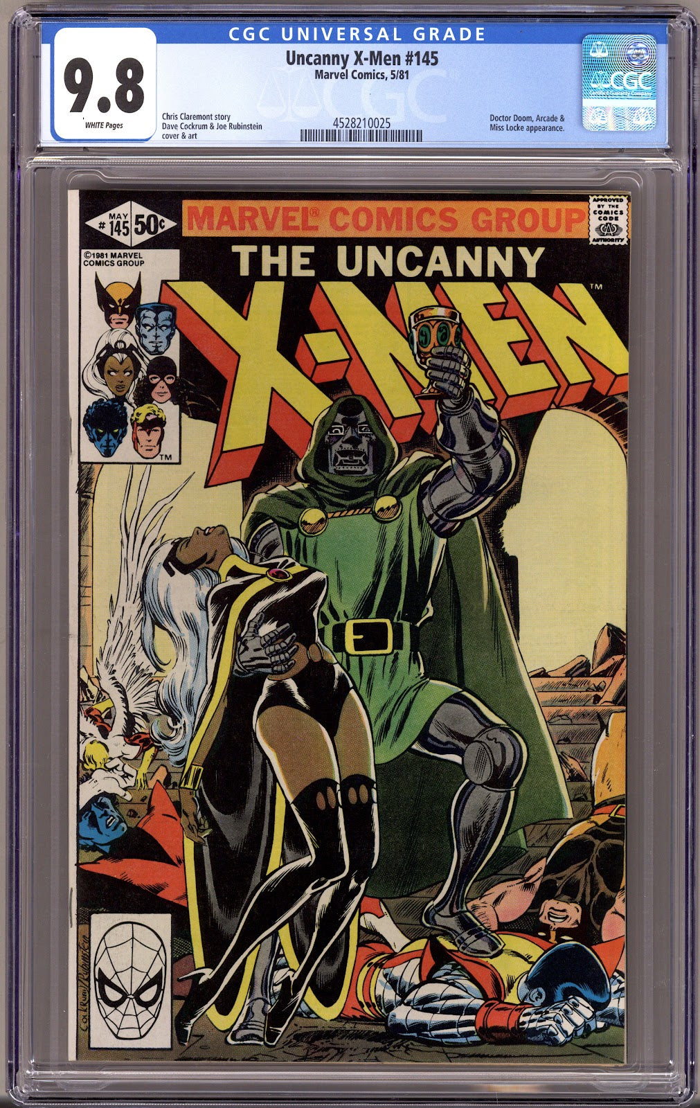 The Uncanny X-Men Vol 1 145 CGC 9.8 (NM/M)   (1981)