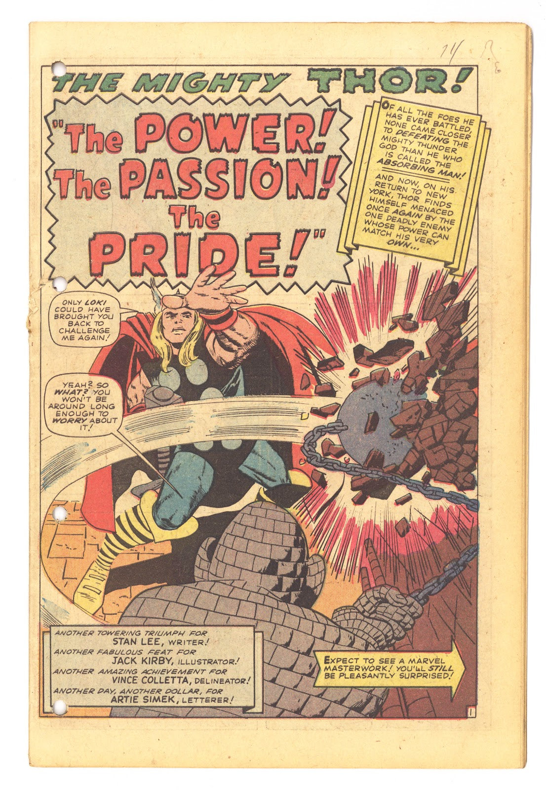 Journey into Mystery Vol 1 121 Coverless (1965) 