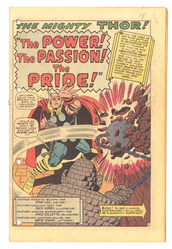 Journey into Mystery Vol 1 121 Coverless (1965)