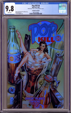 Pop Kill 4 CGC 9.8 (NM/M) 21/100 (2025) Campbell Foil Exclusive Variant