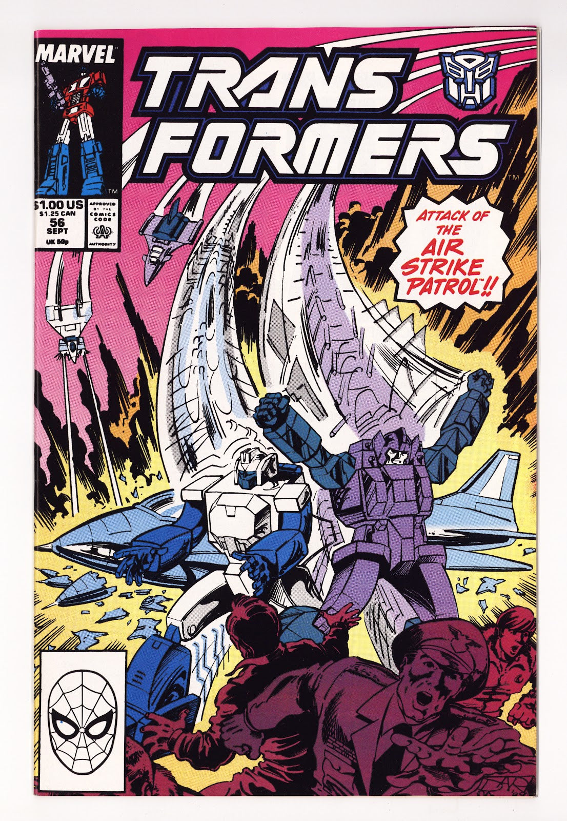 The Transformers Vol 1 56  NM- (9.2)   (1989)     