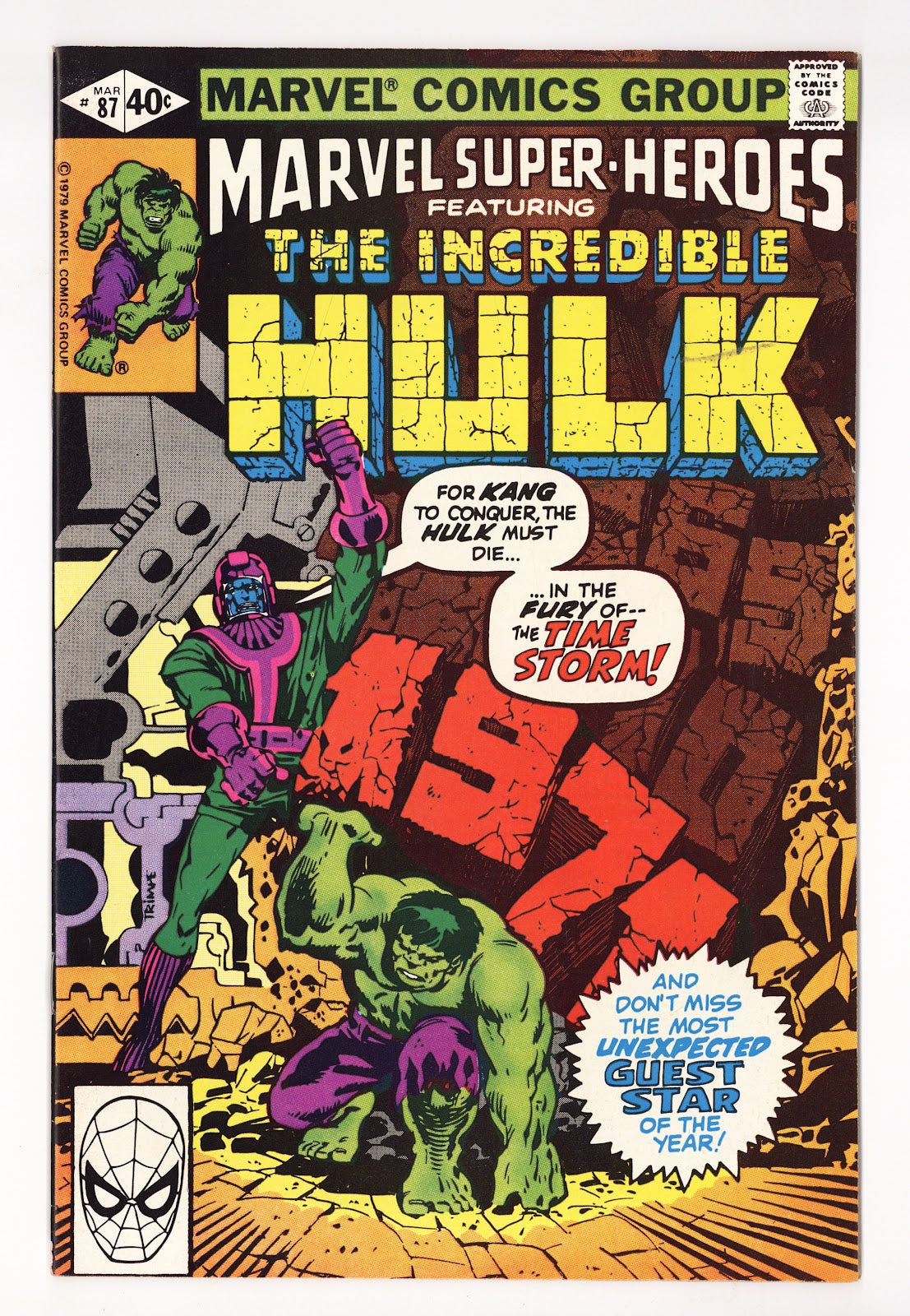 Marvel Super-Heroes Vol 1 87 High Grade (1980) 