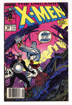 The Uncanny X-Men Vol 1 248  VF- (7.5)   (1989)   Newsstand