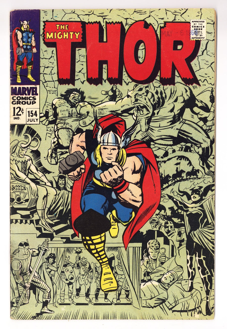 Thor Vol 1 154 GD+ (2.5) (1968)  