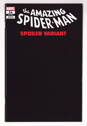 The Amazing Spider-Man Vol 6 26 (920) High Grade (2023) Spoiler Variant