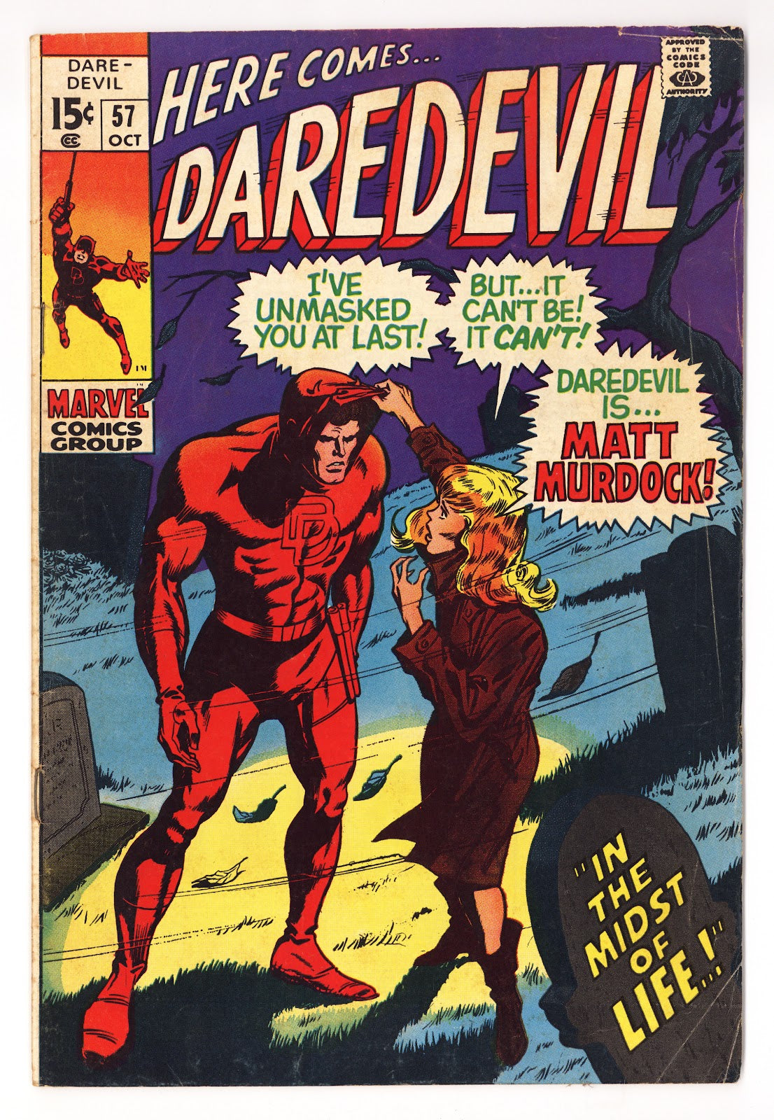Daredevil Vol 1 57  VG+ (4.5)   (1969)
