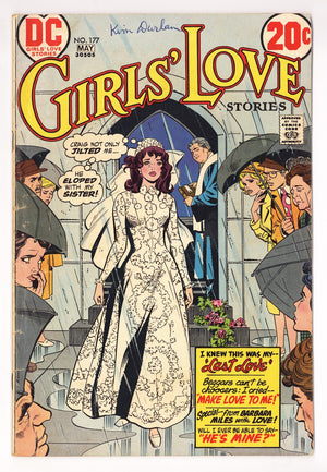 Girls' Love Stories 177 VG- (3.5) (1973)