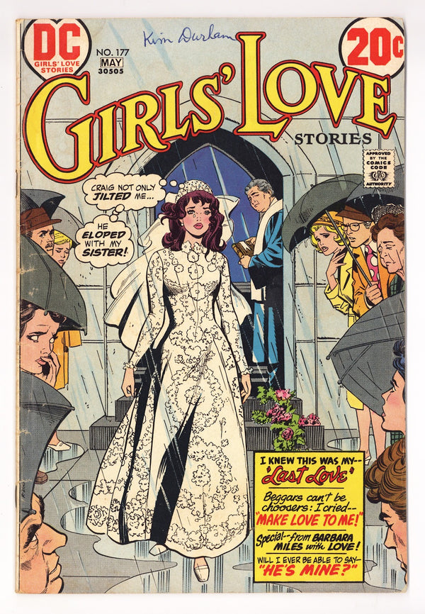 Girls' Love Stories 177 VG- (3.5) (1973)
