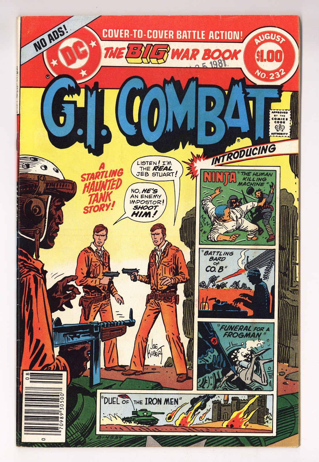 G.I. Combat Vol 1 232  Mid Grade   (1981)   Newsstand