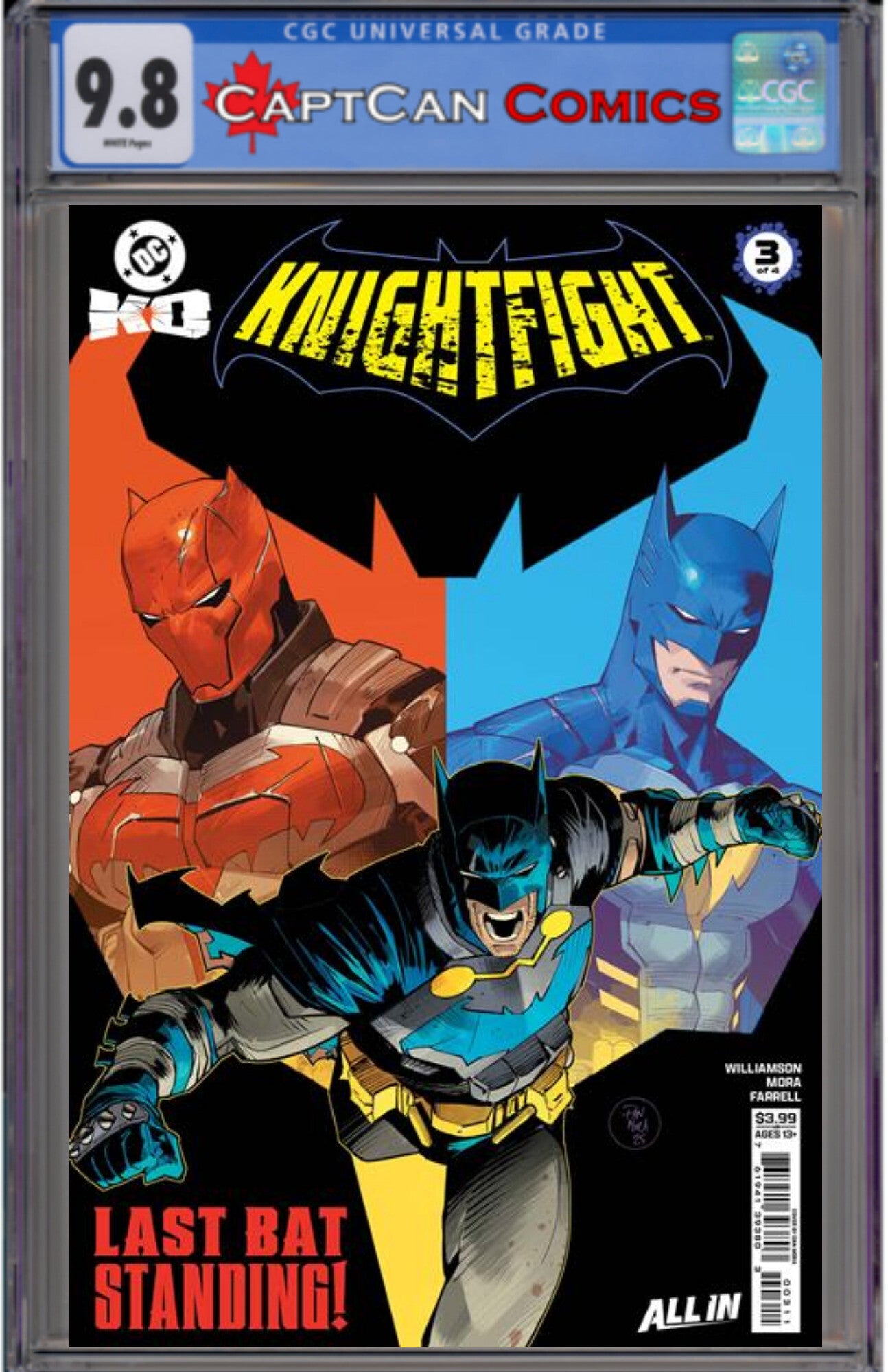 DC K.O. KNIGHTFIGHT #3 (OF 4) CVR A DAN MORA