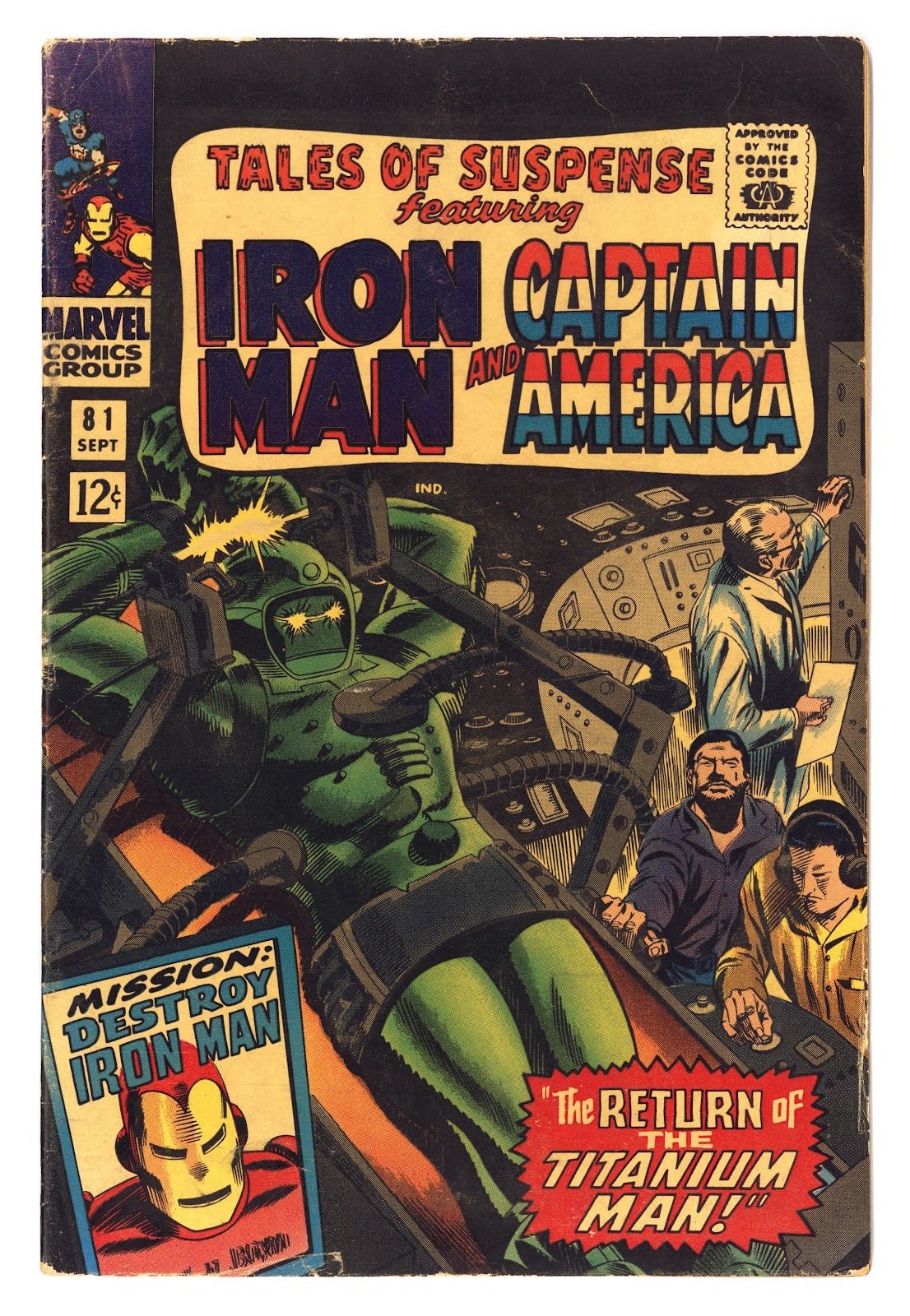 Tales of Suspense Vol 1 81  VG+ (4.5)   (1966)     