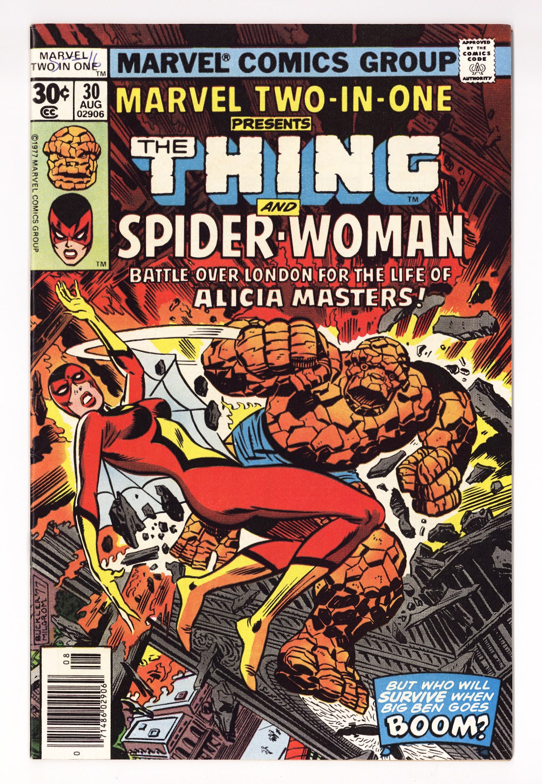 Marvel Two-in-One Vol 1 30  Mid Grade   (1977)     