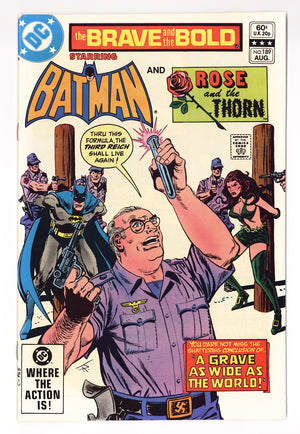 The Brave and the Bold Vol 1 189 High Grade (1982) Direct