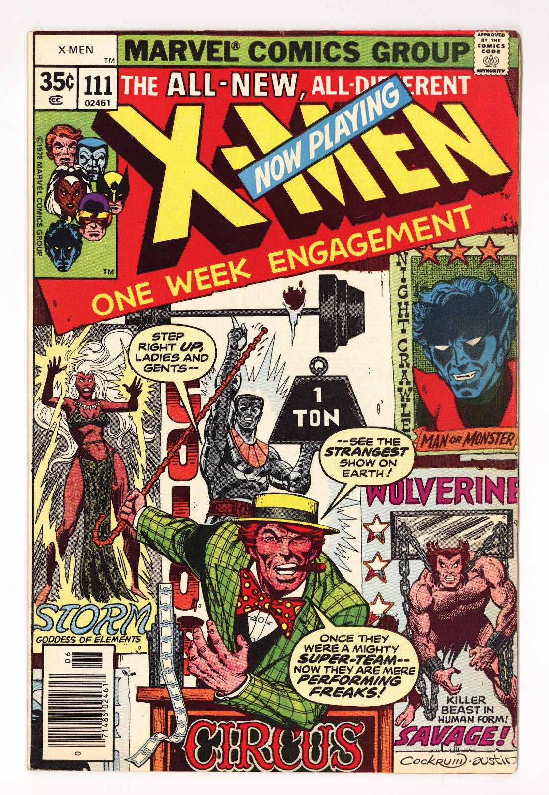 The X-Men Vol 1 111  VG/FN (5.0)   (1978)     