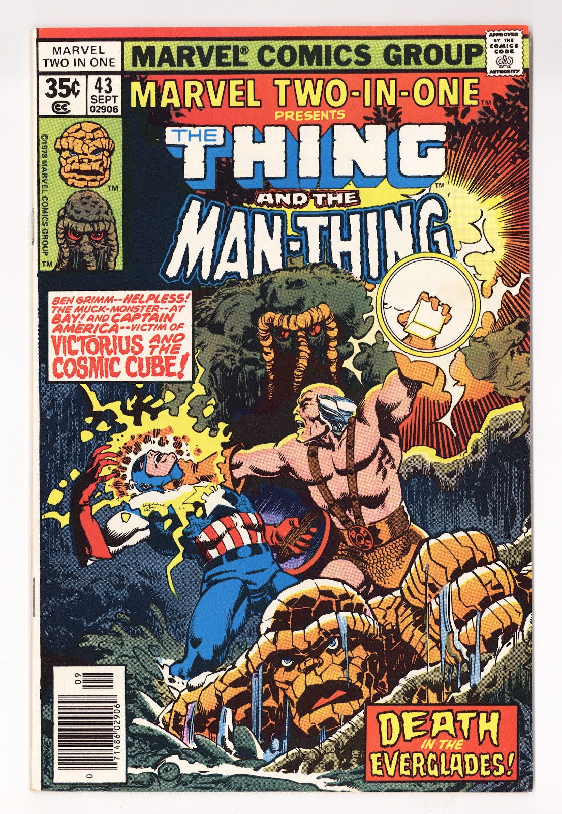 Marvel Two-in-One Vol 1 43  Mid Grade   (1978)     