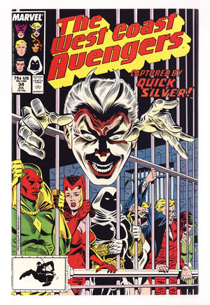 West Coast Avengers Vol 2 34  High Grade   (1988)   Direct