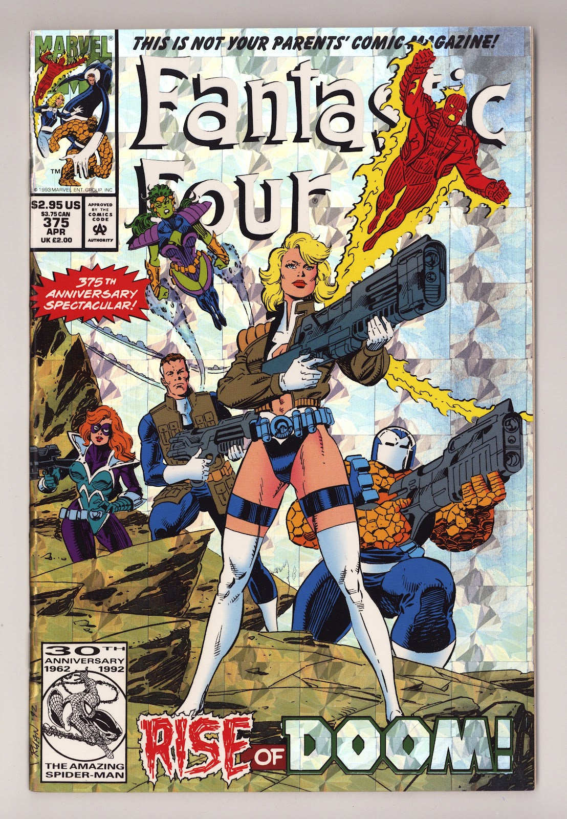 Fantastic Four Vol 1 375  High Grade   (1993)