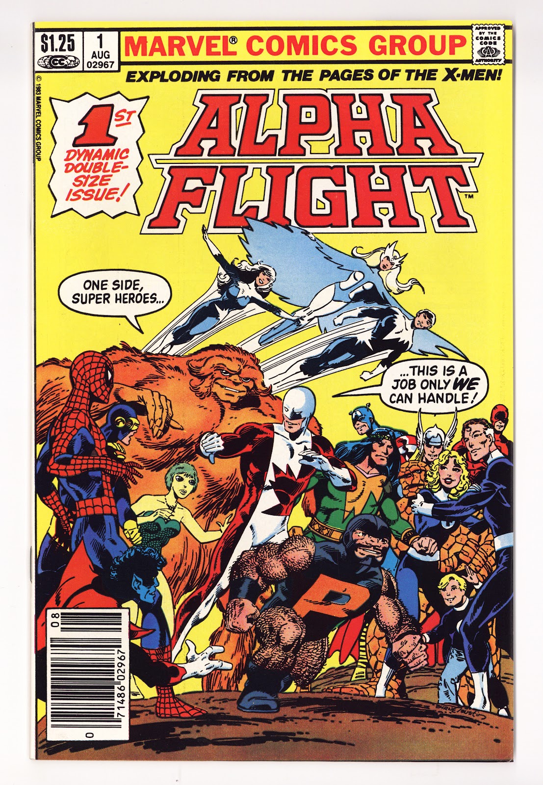 Alpha Flight Vol 1 1 VF/NM (9.0) (1983) Canadian Price Variant 