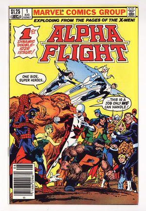 Alpha Flight Vol 1 1 VF/NM (9.0) (1983) Canadian Price Variant