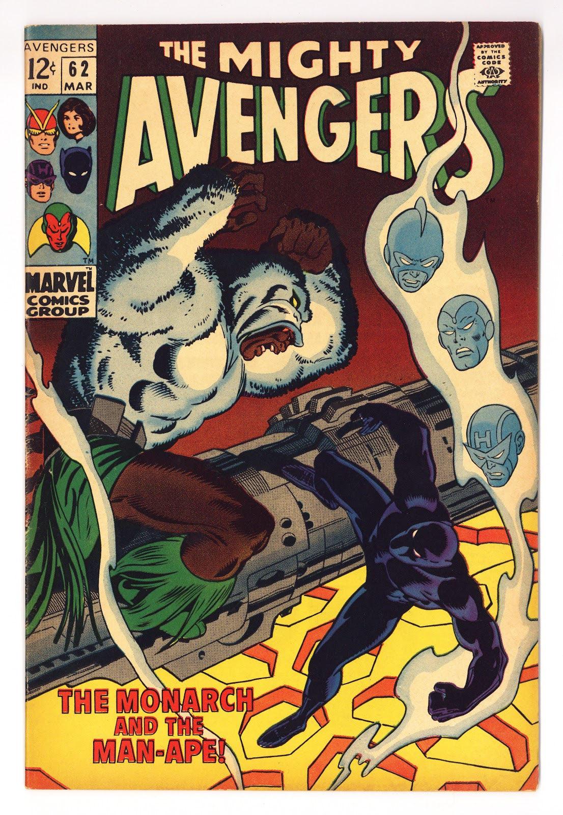 The Avengers Vol 1 62 FN/VF (7.0) (1969) 