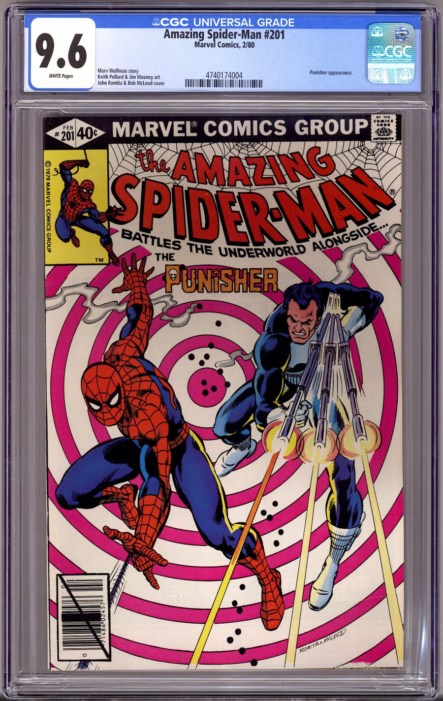 The Amazing Spider-Man Vol 1 201 CGC 9.6 (NM+)   (1980)