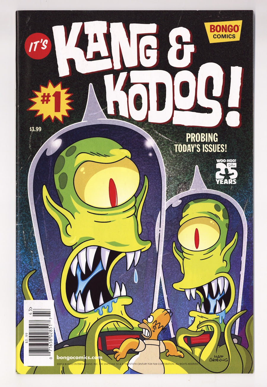 Simpsons One-Shot Wonders: Kang & Kodos   1  FN/VF (7.0)   (2014)   Newsstand  