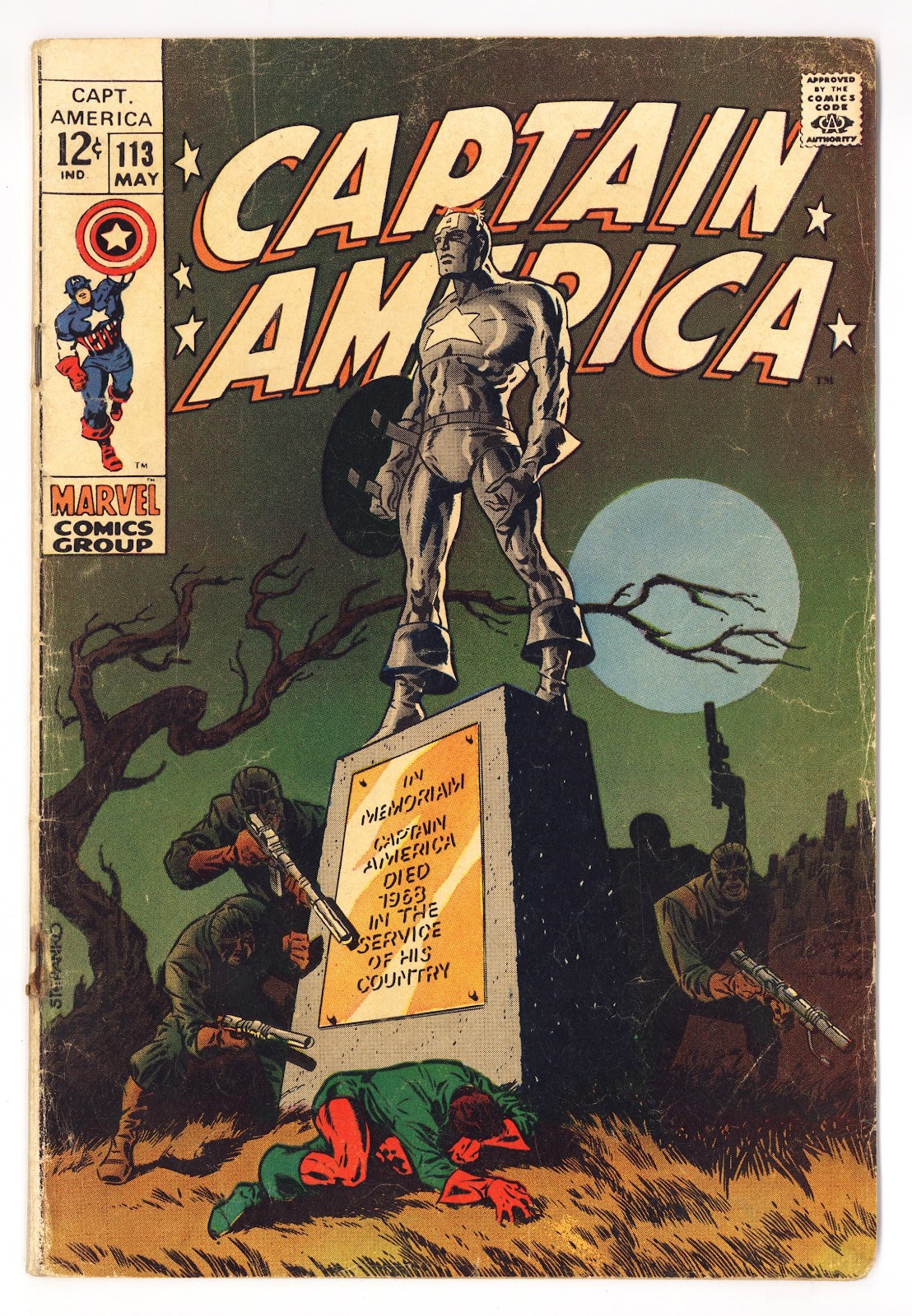 Captain America Vol 1 113 GD/VG (3.0) (1969) 