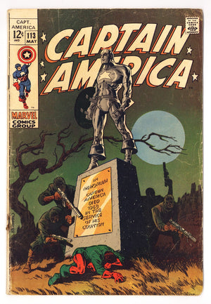 Captain America Vol 1 113 GD/VG (3.0) (1969)